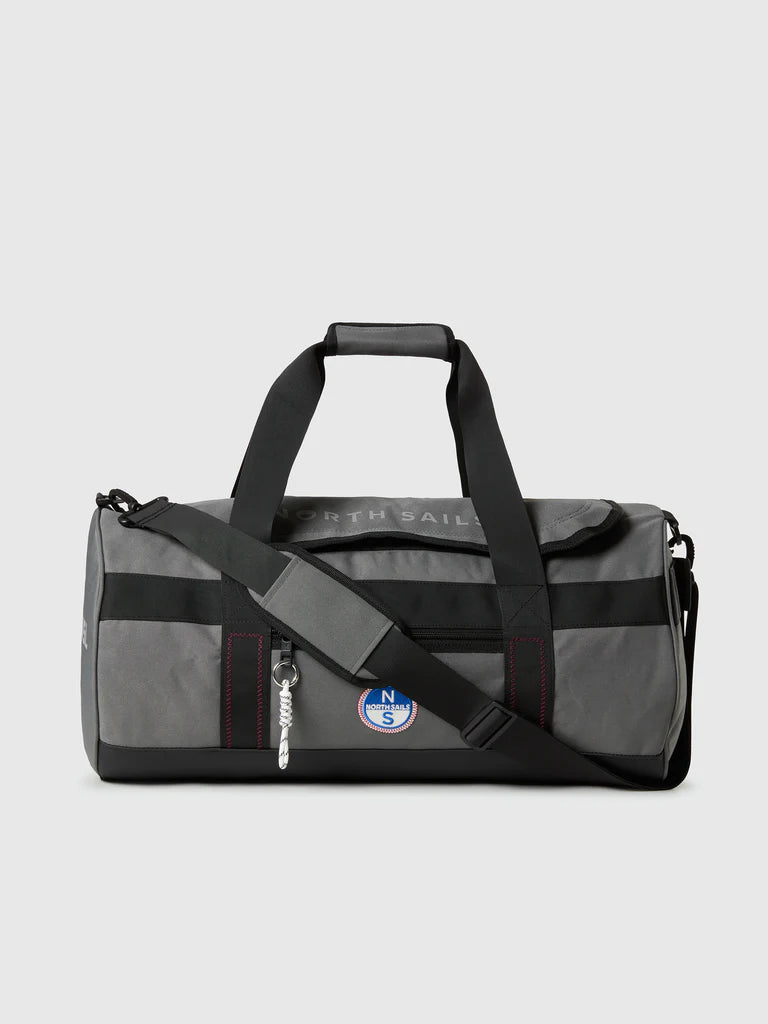 North Sails Duffle Borsona Cordura canvas di cotone spalmato 59x30 cm 45 litri Asfalto 631045