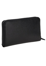 Gabs Black Leather Zip Wallet