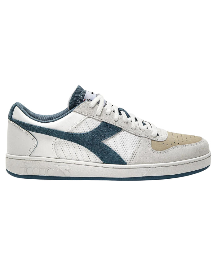 Diadora Sneakers Magic Basket Low Neat Pelle Bovina Bianco 1