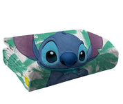 STITCH DISNEY Copriletto trapuntato Letto Singolo Cotone UFFICIALE 160x170 cm
