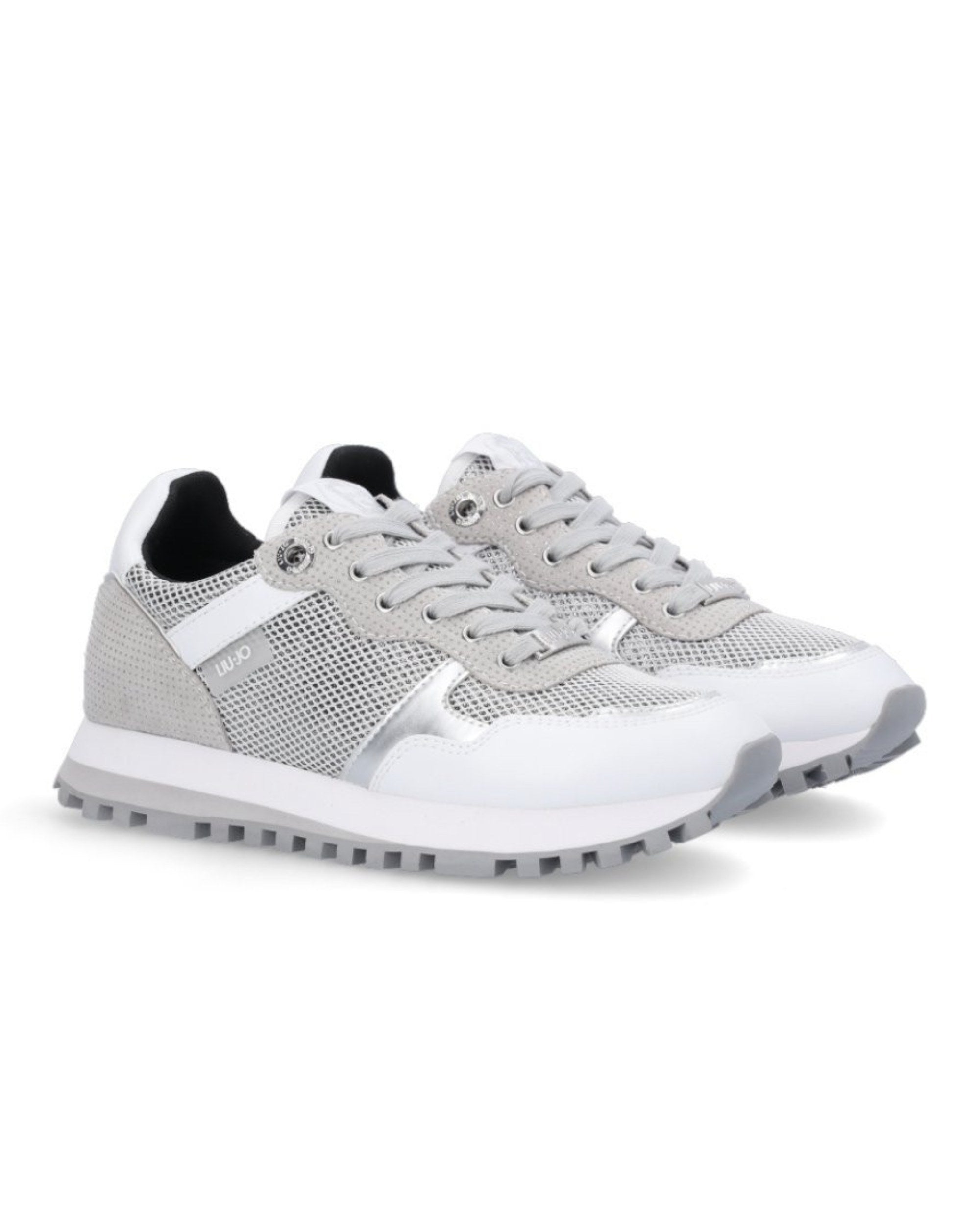 Liu Jo Sneakers Wonder 01 Similpelle Bianco/Grigio