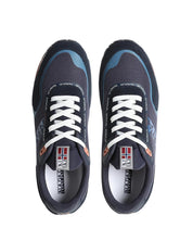 Napapijri Lotus Sneakers in Polyester and Leather Blue