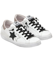 Sneaker One Star In Pelle Bianco Uomo