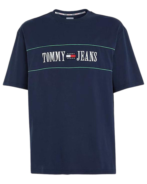 Tommy Jeans T-Shirt TJM Skate Archive Blue Cotton