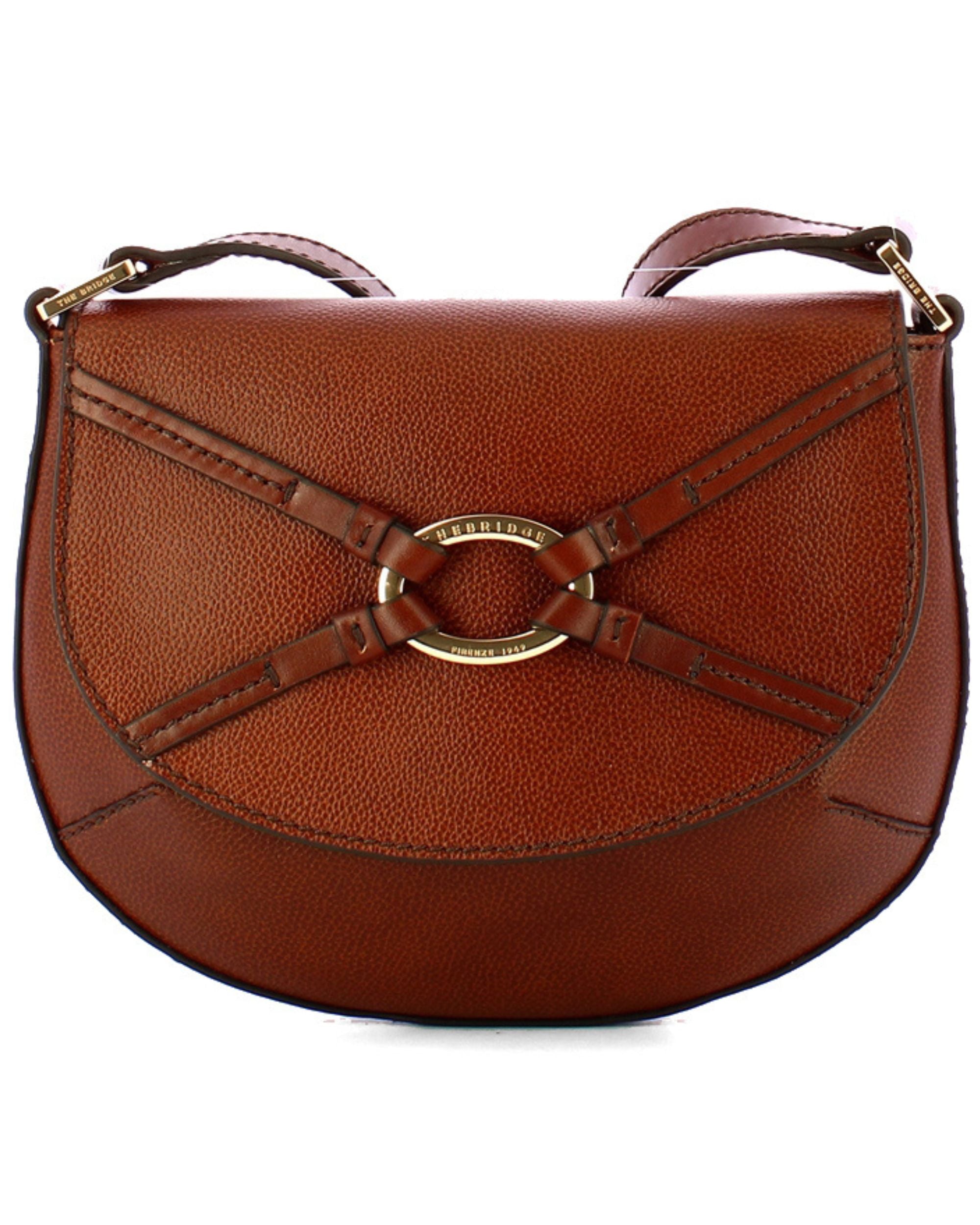 The Bridge Women's Brown Crossbody Shoulder Bag