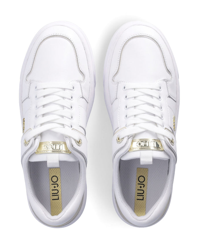 Liu Jo Sneakers Cleo 10 Pelle Bianco 3
