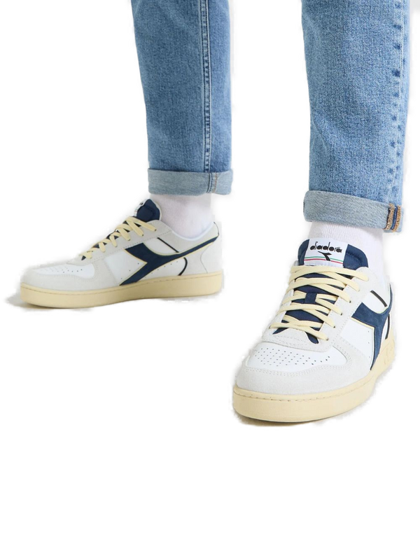 Diadora Magic Basket Low Sneakers Leather Blue-2