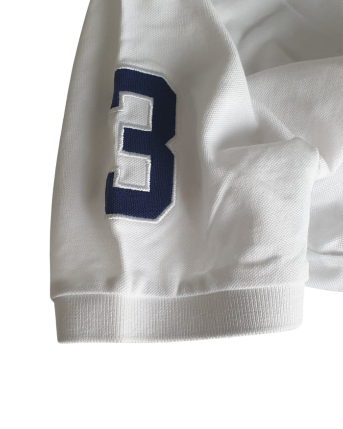 U.S. Polo Assn. T-Shirt Numero Bianco in Cotone 4