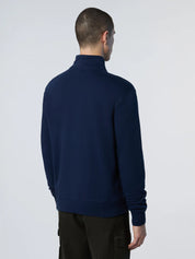 North Sails Felpa manica lunga BASIC FULL ZIP SWEATSHIRT navy blu 691256-0802