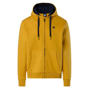 North Sails Felpa manica lunga Hoodie cappuccio full zip 691260 senape 0620