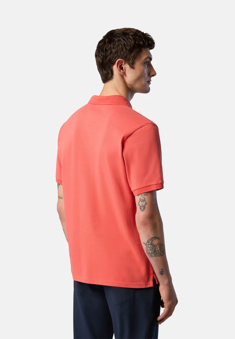 North Sails Polo maglia maglietta con logo paprika 692451 0251