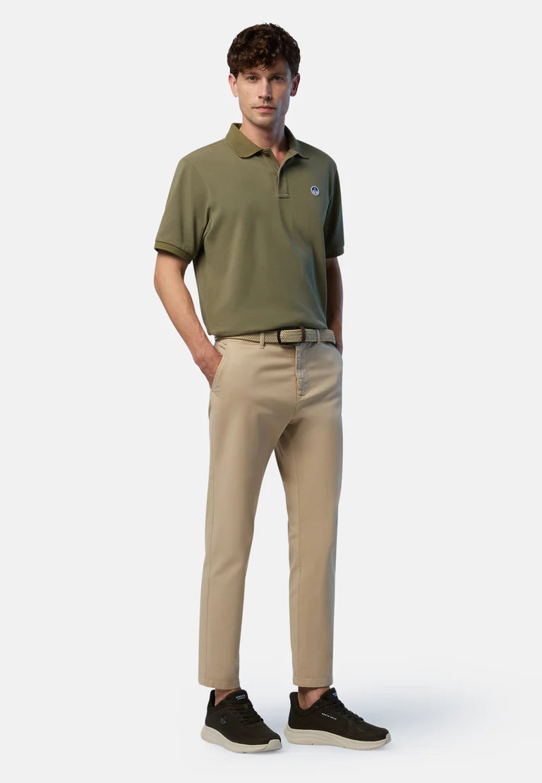 North Sails Polo maglia maglietta con logo paprika 692451 0421 verde