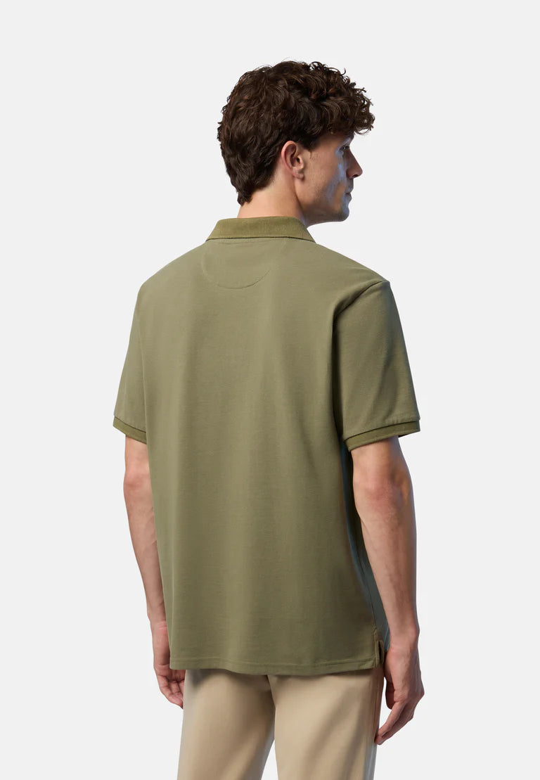 North Sails Polo maglia maglietta con logo paprika 692451 0421 verde
