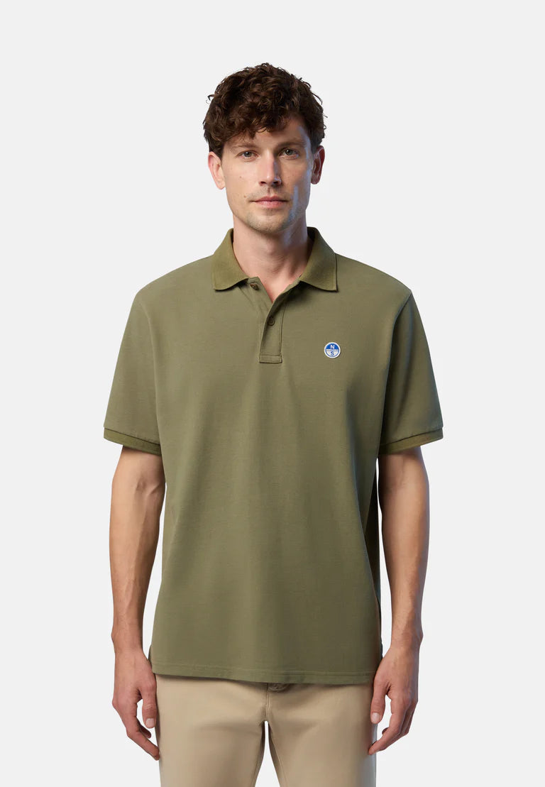 North Sails Polo maglia maglietta con logo paprika 692451 0421 verde