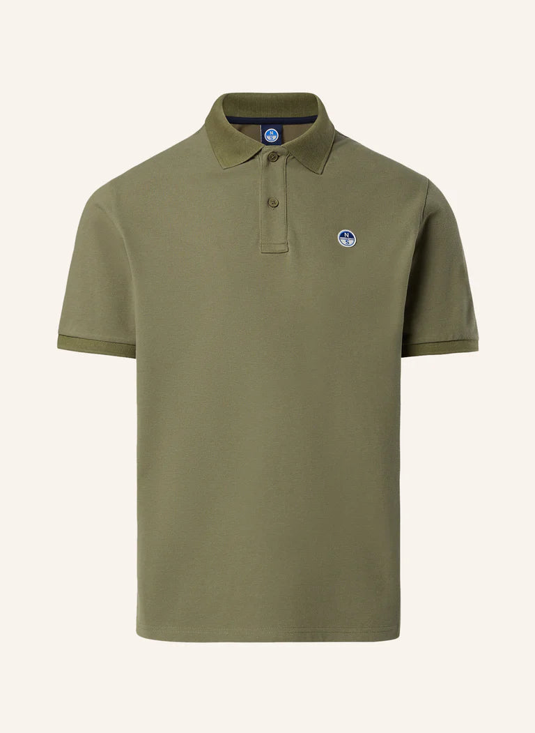 North Sails Polo maglia maglietta con logo paprika 692451 0421 verde