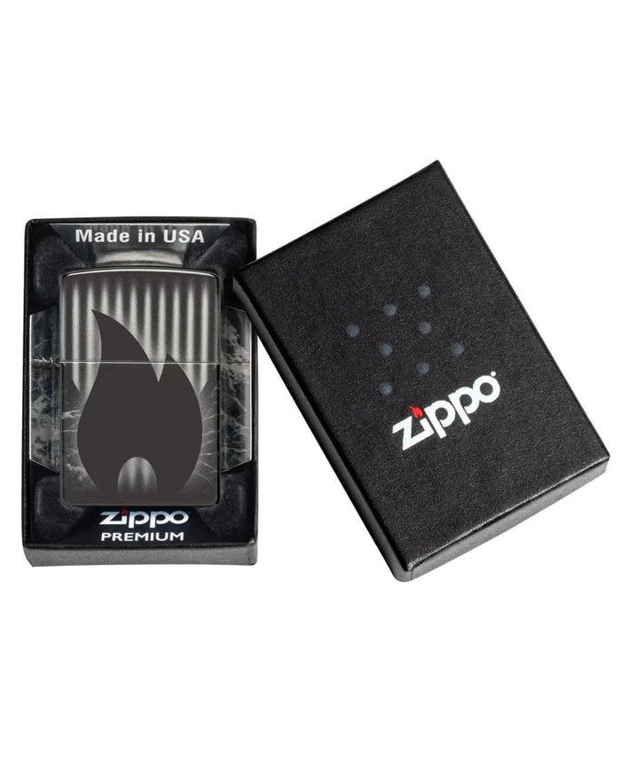 Zippo Refillable, Windproof, Made In Usa Black Unisex 6