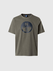 North Sails T-shirt maglia maglietta BIG LOGO cotone BIO city grigio 693009