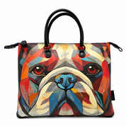 Gabs G3 Plus M Pet Borsa Zaino Trasformabile Shopper Tote Bauletto Pelle Bulldog rosso