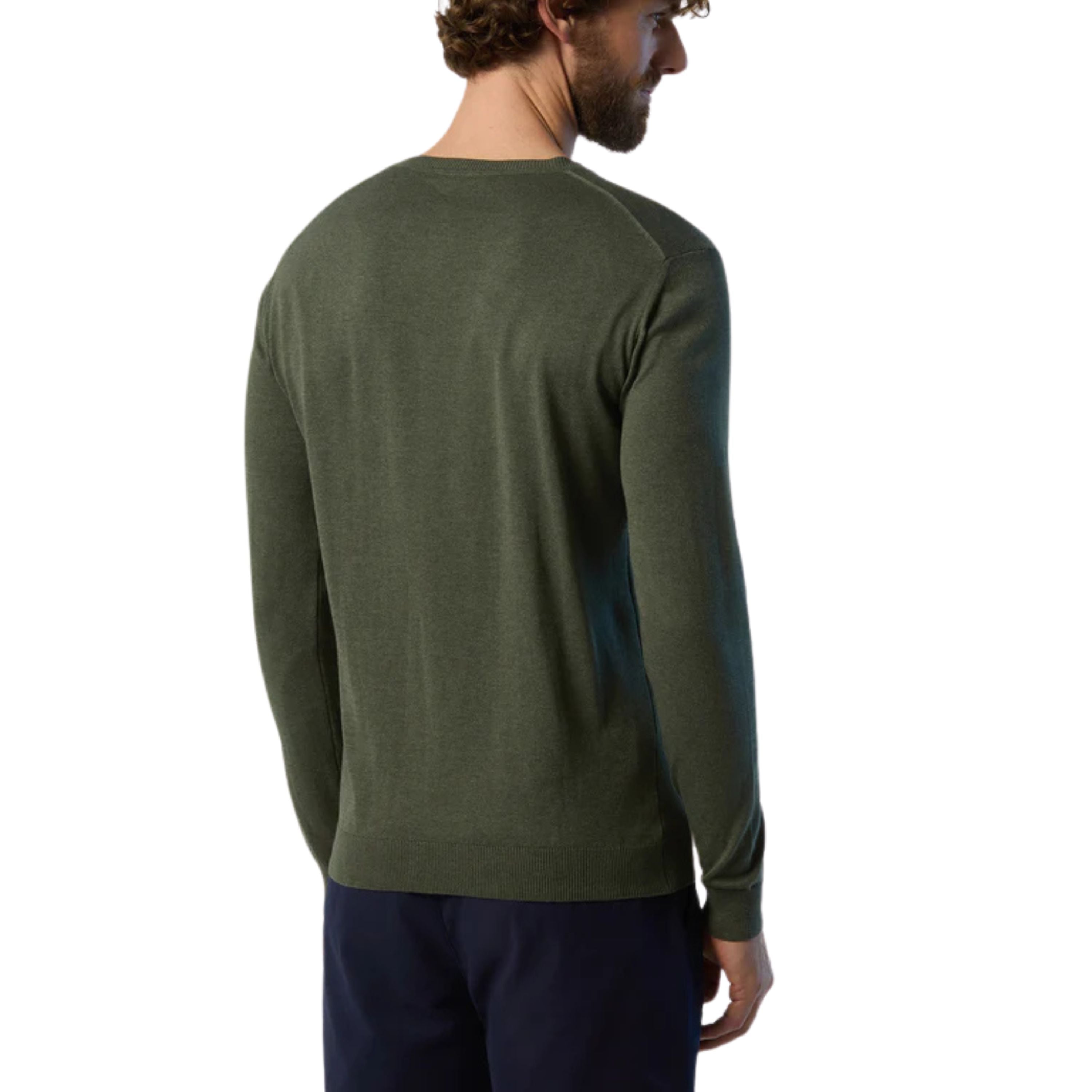 North Sails maglia maglioncino cotone CREWNECK KNITWEAR 14GG 699925