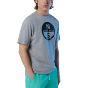North Sails T-shirt maglia maglietta 692972 BASIC Big Logo 0926