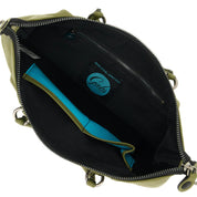 Gabs G3 Plus M Borsa Zaino Trasformabile Hobo Shopper Tote Bauletto in Pelle Verde Prezzemolo