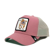 Goorin Bros. Trucker Cap Cappellino Animal Farm 'v2 Bulldog' Rosa Unisex