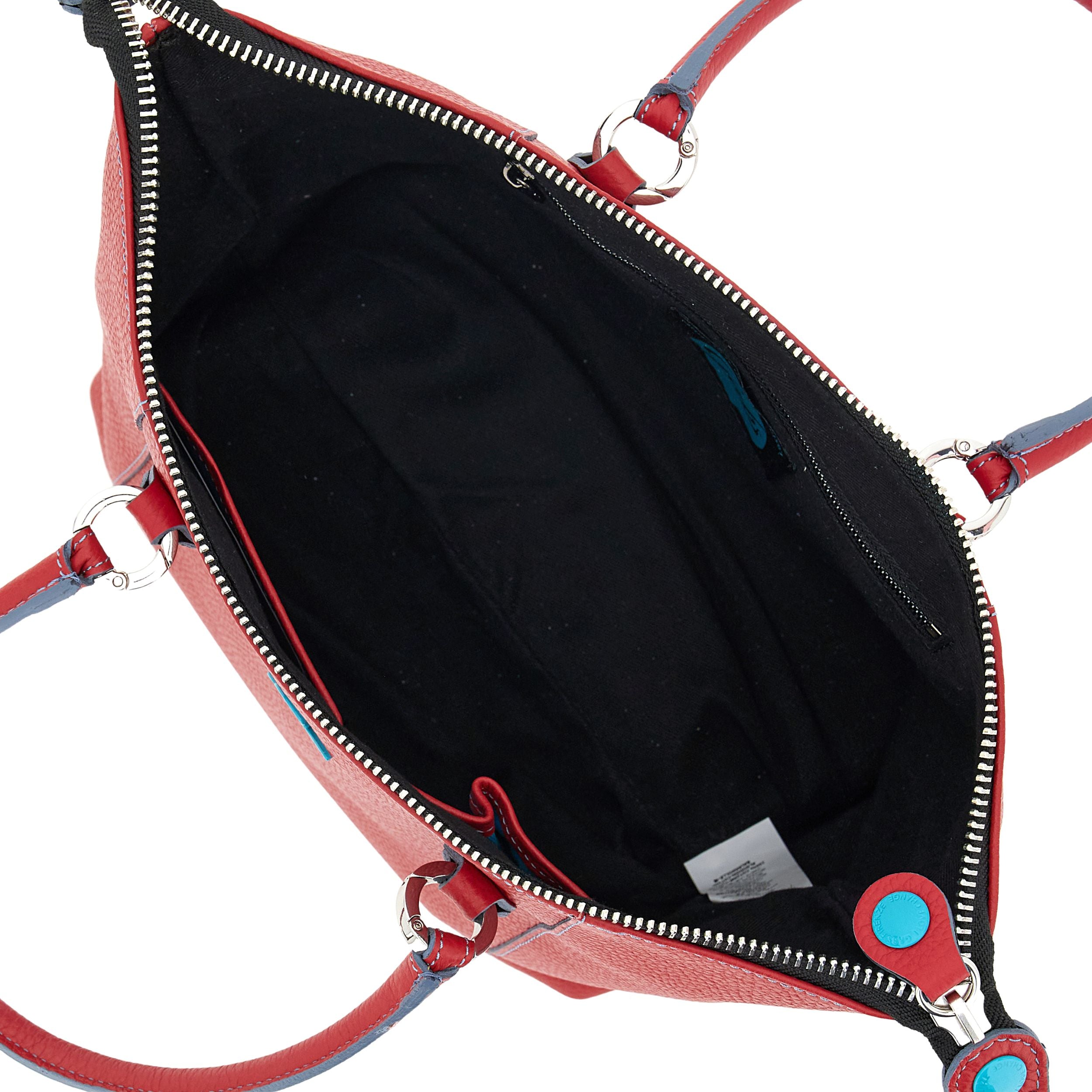 Gabs Borsa Donna trasformabile G3 PLUS L BULL BASIC Shopper Trasformabile Zaino ROSSO FUOCO