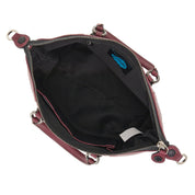 Gabs G3 Plus M Borsa Zaino Trasformabile Hobo Shopper Tote Bauletto in Pelle Bordeaux Chianti