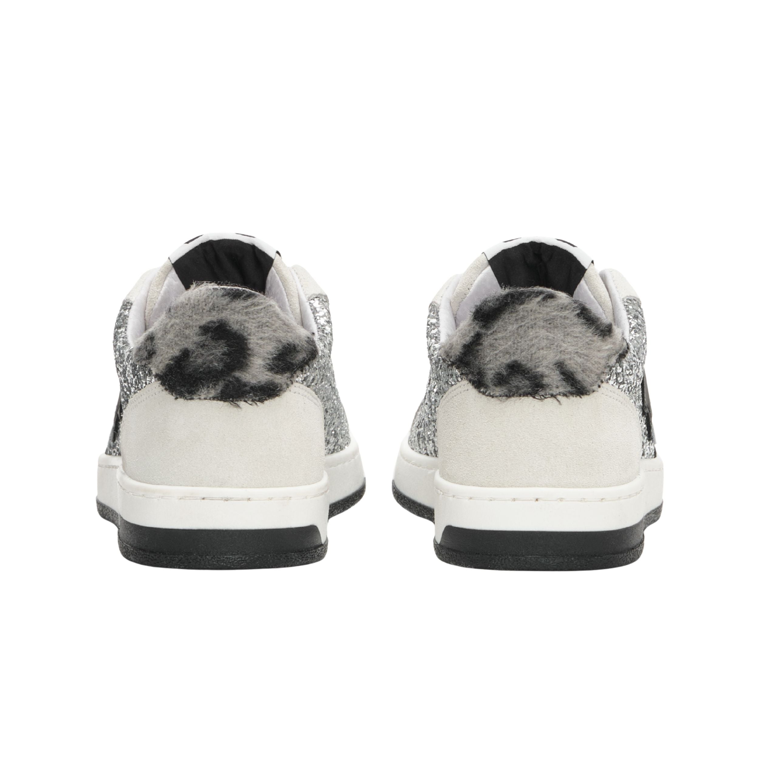 2Star Scarpe Sneakers Made in Italy artigianali Now Star Pelle Argento Bianco leo 4818