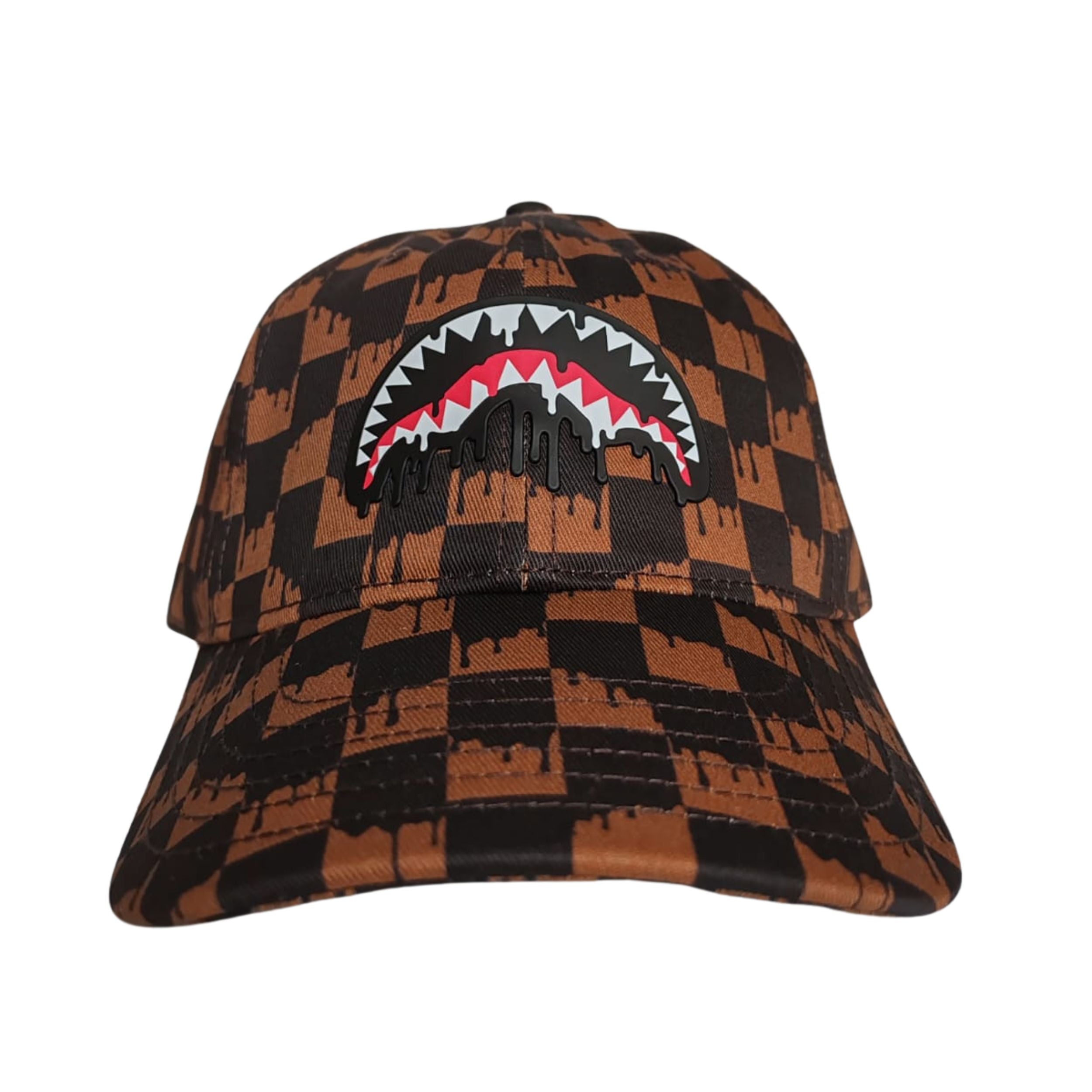 Sprayground cappello baseball DRIPPING SIP CAP BRWN cotone marrone