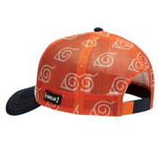 Capslab Cappellino con Visiera Collezione Naruto Misto Cotone Arancione Unisex