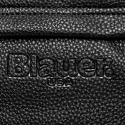 Blauer Borsello Burb Crossbody ecopelle Monospalla Bag nero