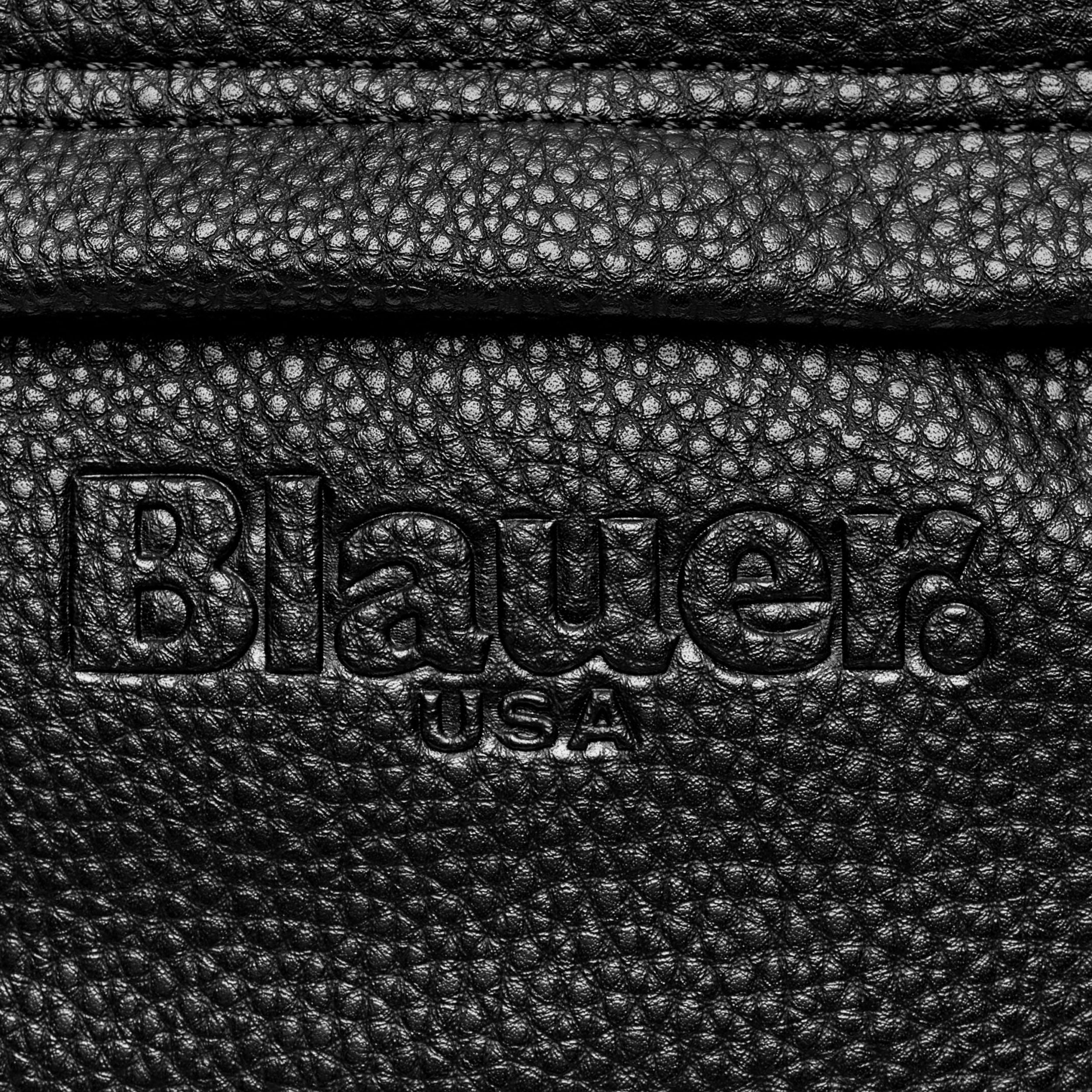 Blauer Borsello Burb Crossbody ecopelle Monospalla Bag nero