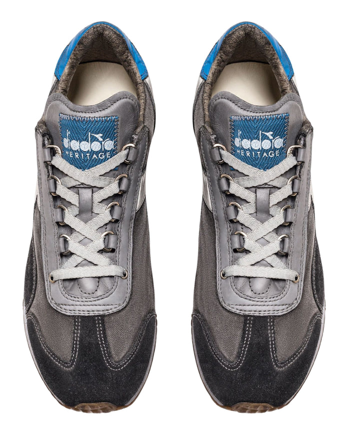 Diadora Heritage Sneakers Equipe H Dirty Stone Wash Evo Canvas Grigio 6