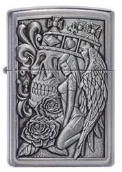 Zippo Ricaricabile, Antivento, Made In Usa Argento Unisex