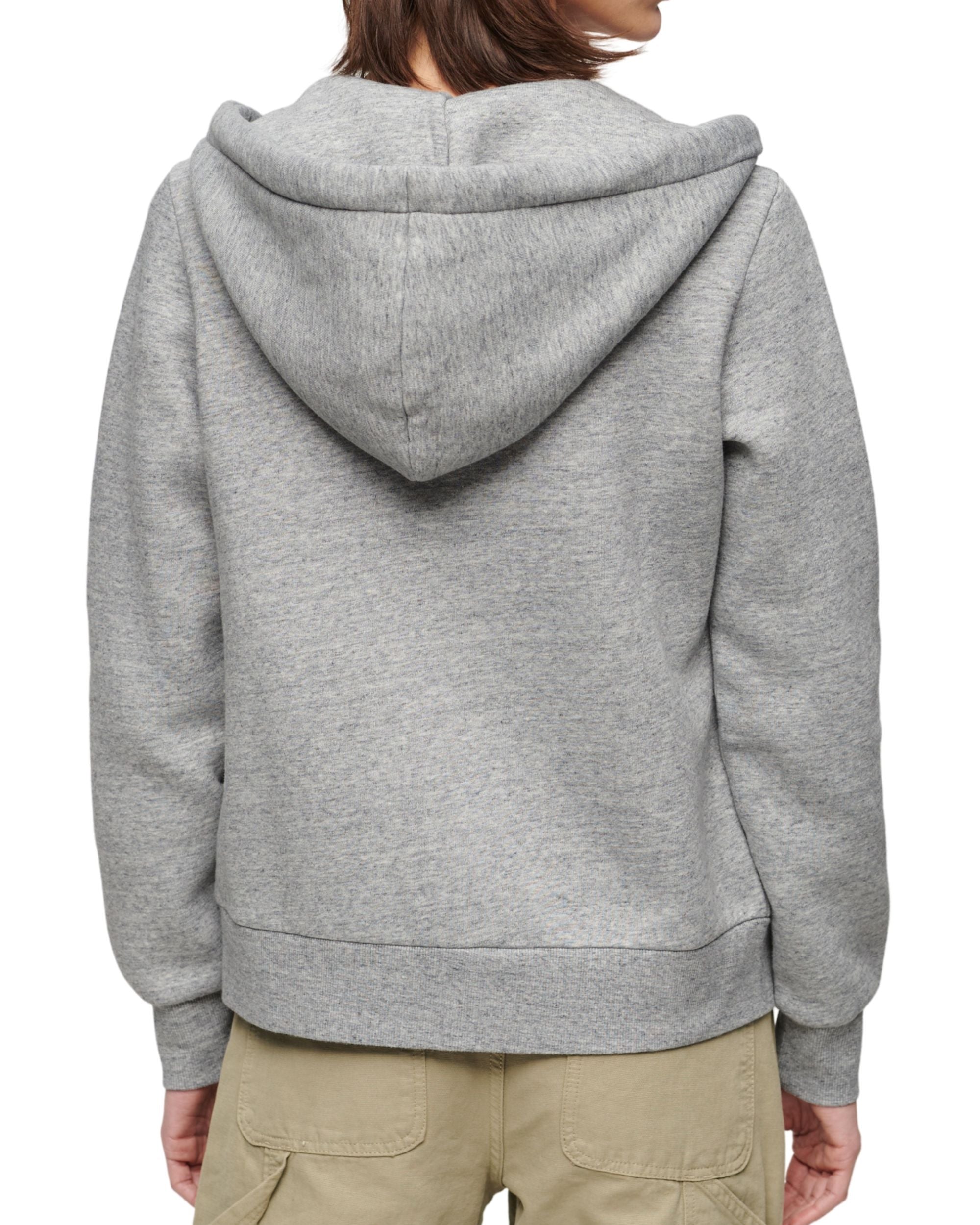 Superdry Ziphood Neon VL Graphic Cotone Grigio