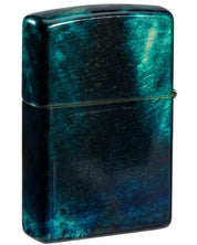 Zippo Refillable Windproof Made In Usa In Green Gift Box Unisex