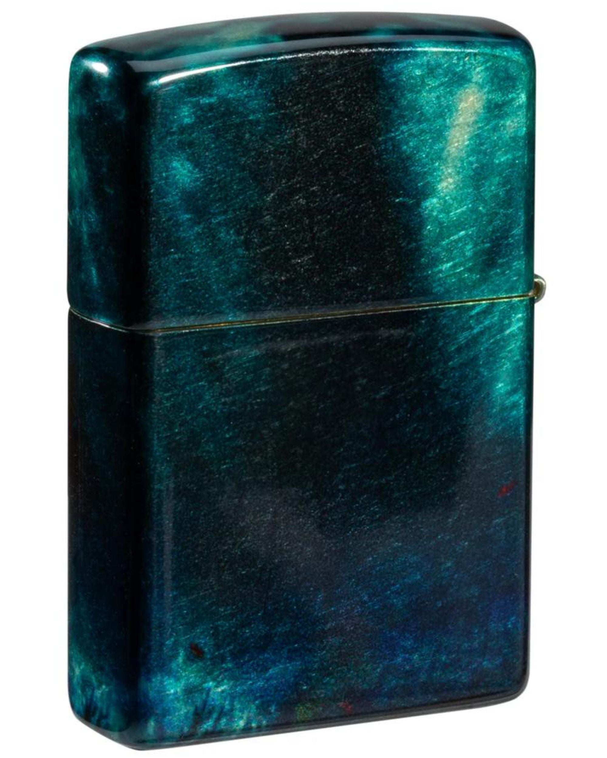 Zippo Refillable Windproof Made In Usa In Green Gift Box Unisex