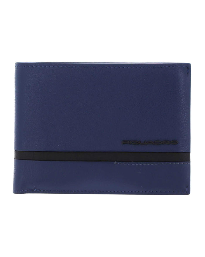 Piquadro Uomo Con Portamonete Blu Unisex 1