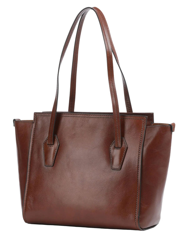 The Bridge Shopper Tote Tracolla Marrone Donna-2