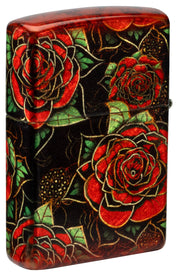 Zippo accendino Special Limited Edition 46849 roses bouquet tatoo 360°