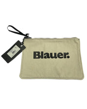 Blauer Men's Wrist Bag Printed Canvas 32x23x1 Cm White Woman