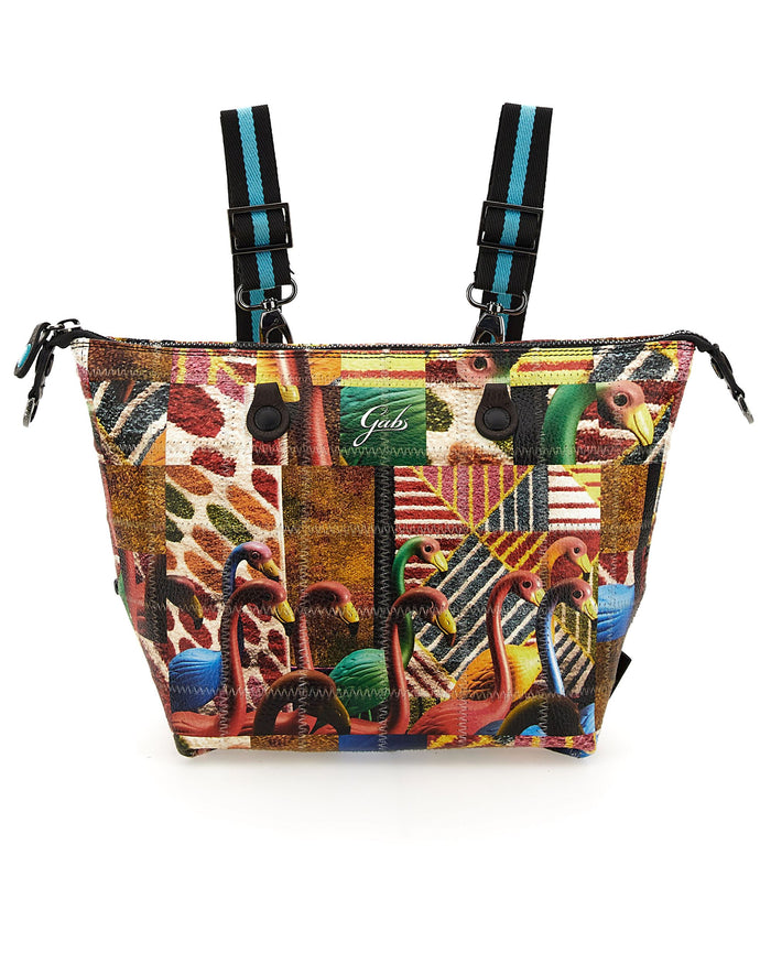 Gabs Shopper Tote Bauletto Zaino Trasformabile Multicolore Donna 2