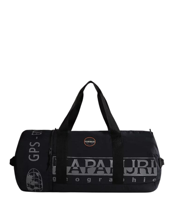 Napapijri Travel Bag With Shoulder Strap Logo Black Unisex 1