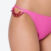 Moschino Swim Bikini Bottom Slip Pink