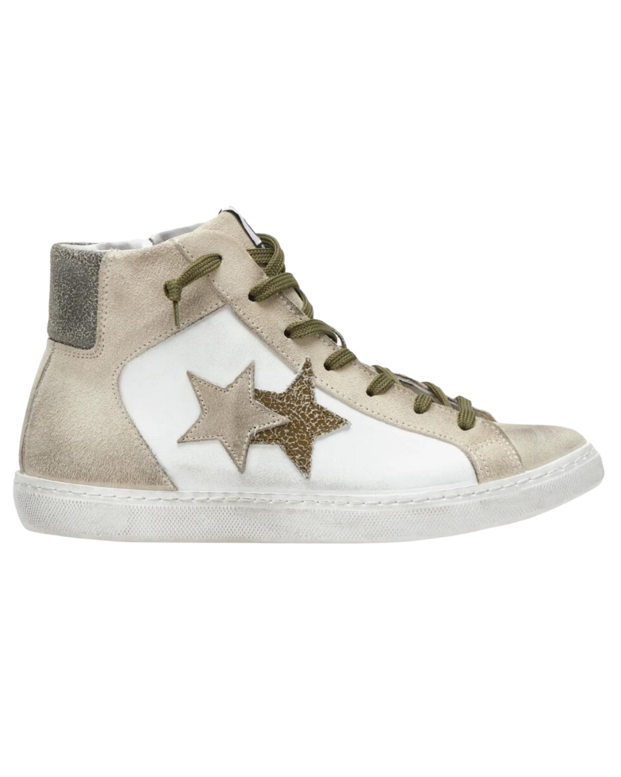 2star Sneakers High 105 White Men