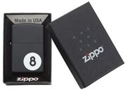 Zippo Otto - 8 Ball Billiards Black Unisex