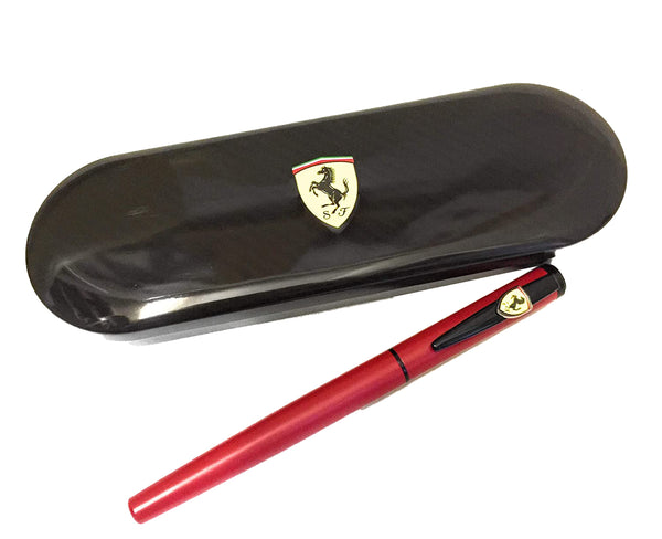 Ferrari Penna Roller Shanghai Acciaio/Policarbonato Rosso