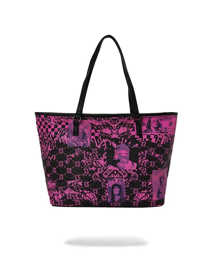 Sprayground Borsa donna Shopper Donna Tote Squalo Shark Organza
