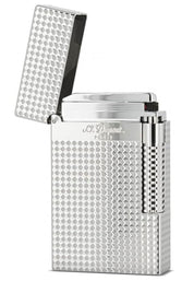Stdupont Powerful Flame Windproof Rechargeable Silver Unisex